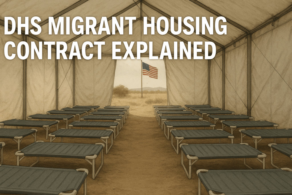 doge hhs migrant housing contract